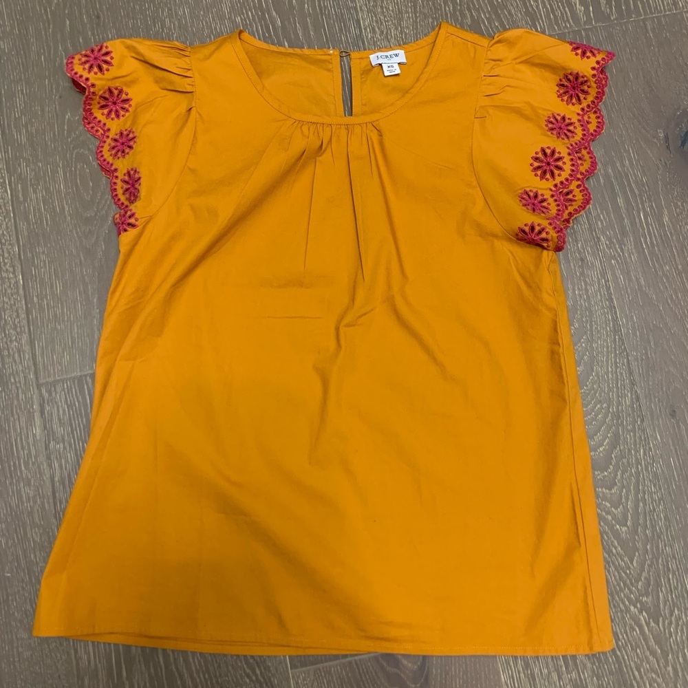 J Crew spring blouse